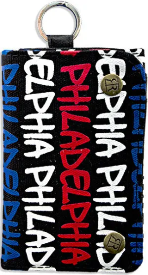 WWPH01 Robin Ruth Wallet Philadelphia Black Patriotic